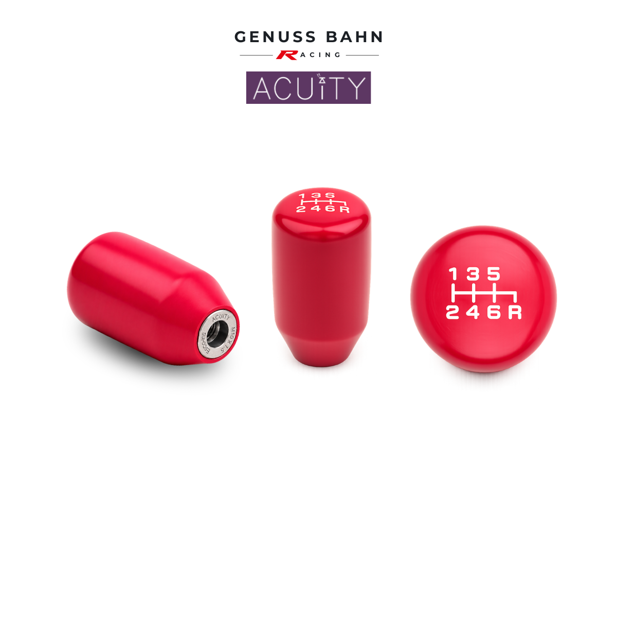ACUITY ESCO-Insulated Shift Knob (M10 x 1.5) - 6 Speed, Red, image 2 of 4