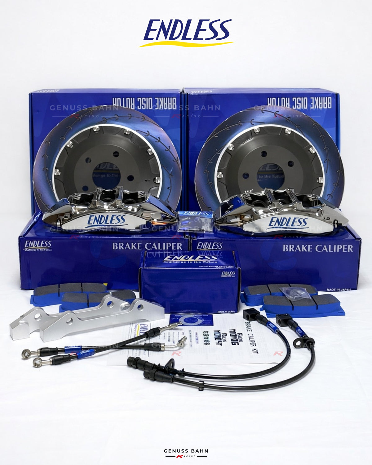 ENDLESS Racing Mono 6 Brake Kits (Chrome) For Honda Civic Type-R FK8 (2017-2021) / FL5 (2023+), image 1 of 12