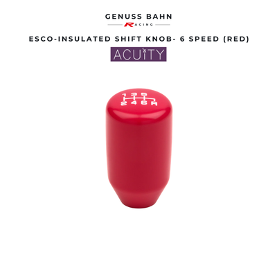 ACUITY ESCO-Insulated Shift Knob (M10 x 1.5) - 6 Speed, Red