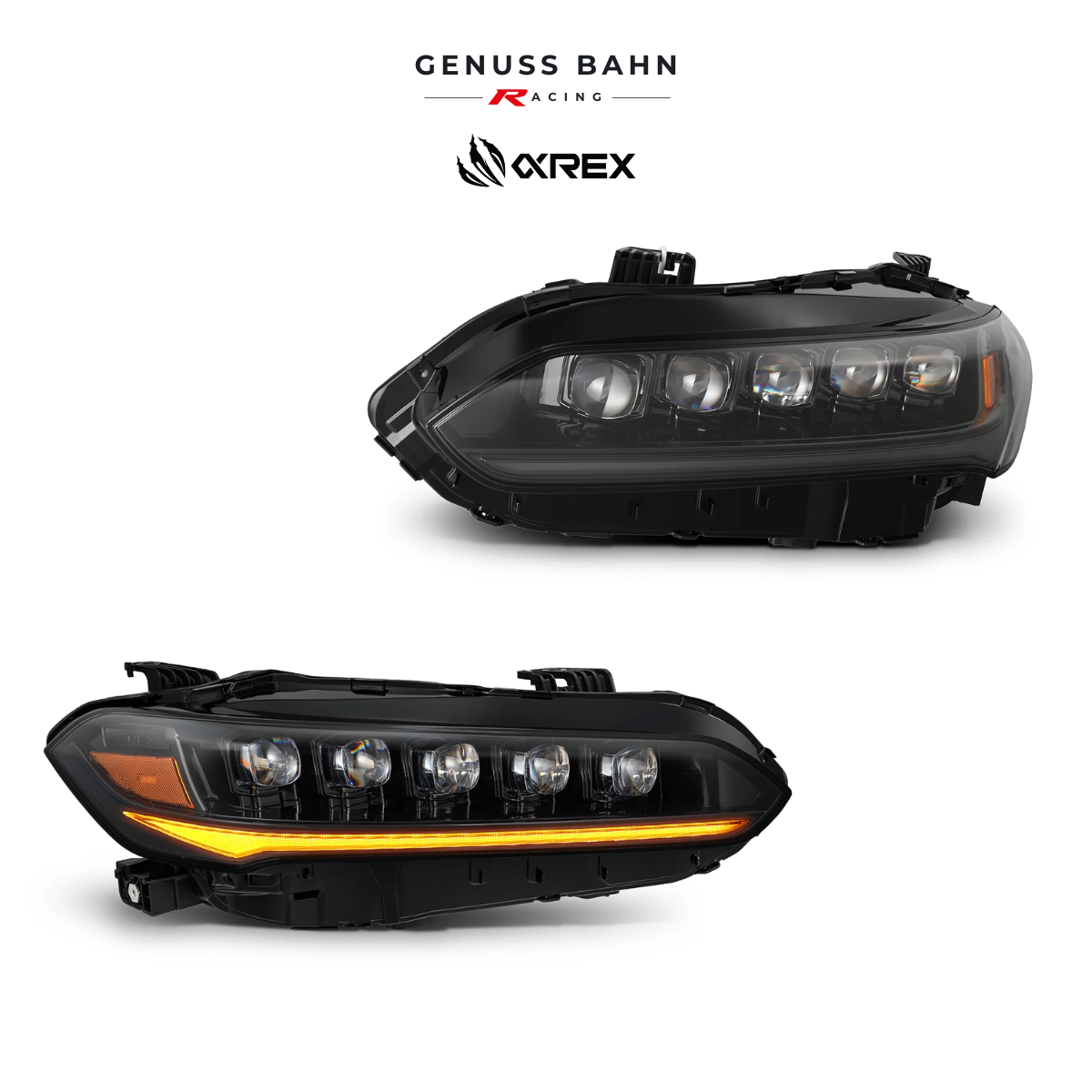 Alpharex NOVA-Series LED Projector Headlights For Honda Civic Type-R FL5 (2023+), image 1 of 2