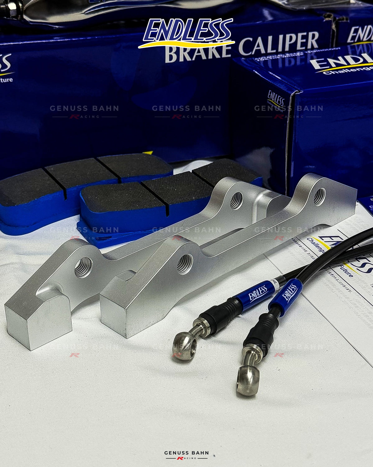 ENDLESS Racing Mono 6 Brake Kits (Chrome) For Honda Civic Type-R FK8 (2017-2021) / FL5 (2023+), image 10 of 12