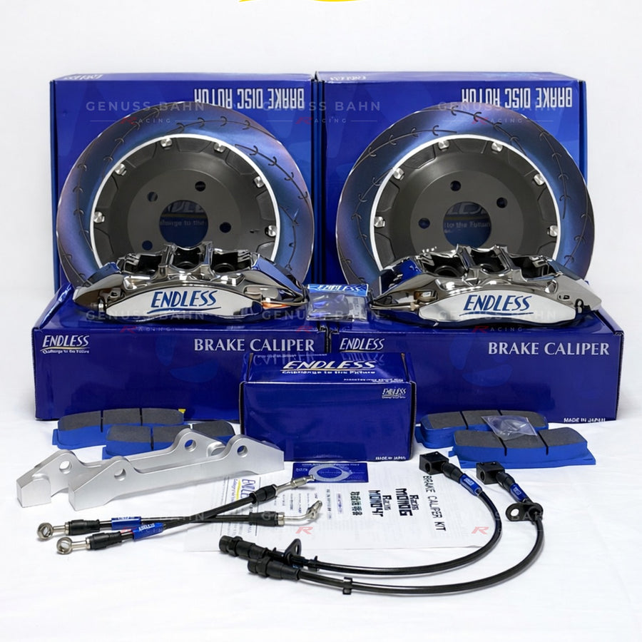 ENDLESS Racing Mono 6 Brake Kits (Chrome) For Honda Civic Type-R FK8 (2017-2021) / FL5 (2023+)