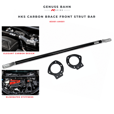 HKS Carbon Brace Front Strut Bar For Honda Civic FL5 (2023+)