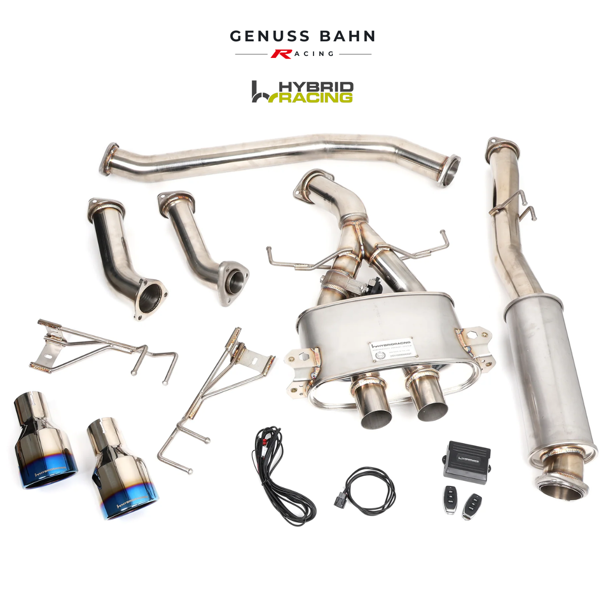 Hybrid Racing Formula Exhaust System For Honda Civic Type FL5 (2023+) - Burnt Titanium, image 2 of 12