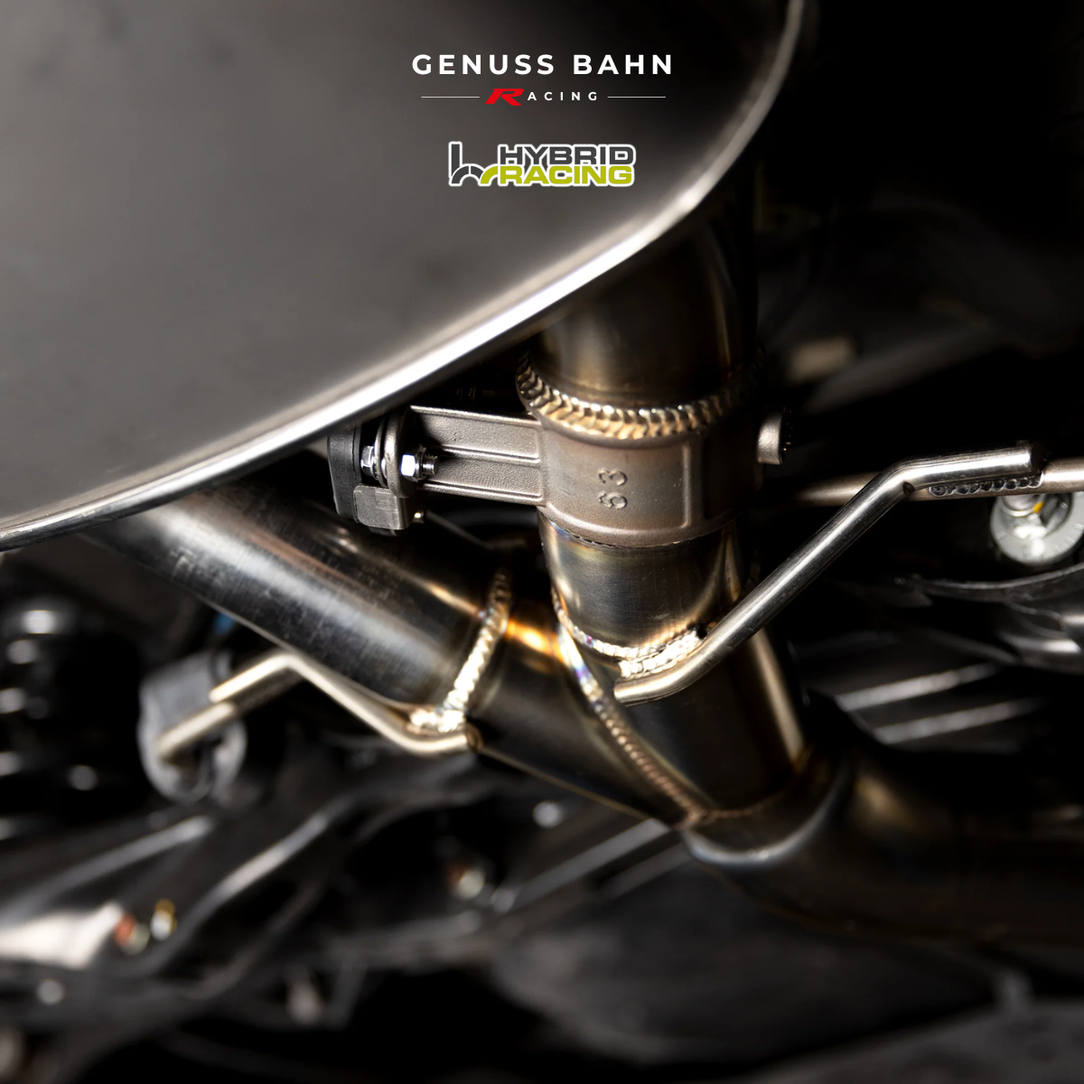 Hybrid Racing Formula Exhaust System For Honda Civic Type FL5 (2023+) - Burnt Titanium, image 11 of 12