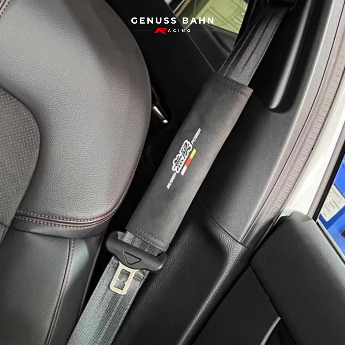 Mugen Alcantara Seat Belt Cover, image 2 of 2