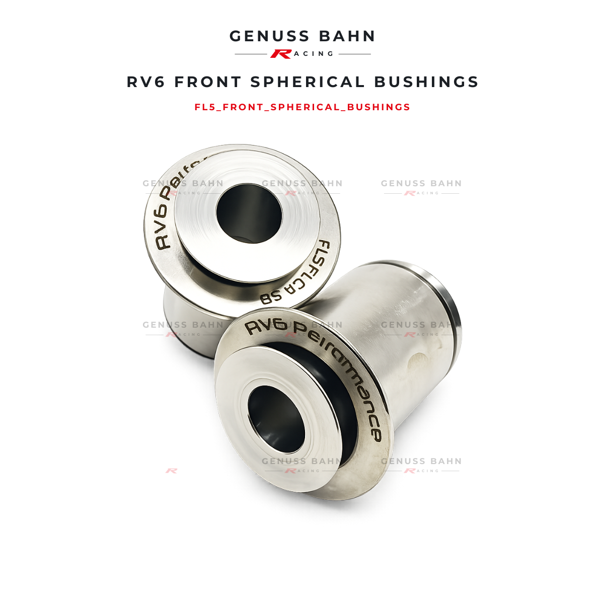 RV6 Performance Front Spherical Bushings For Honda Civic Type R FL5 (2023+), image 3 of 3