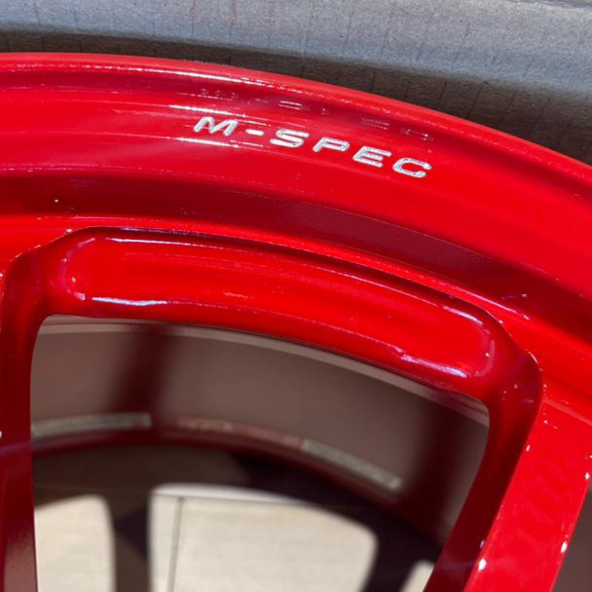 Rays Volk Racing CE28N-plus M-Spec (18" x 10J +40 5H/120) - Red (RE), image 4 of 5