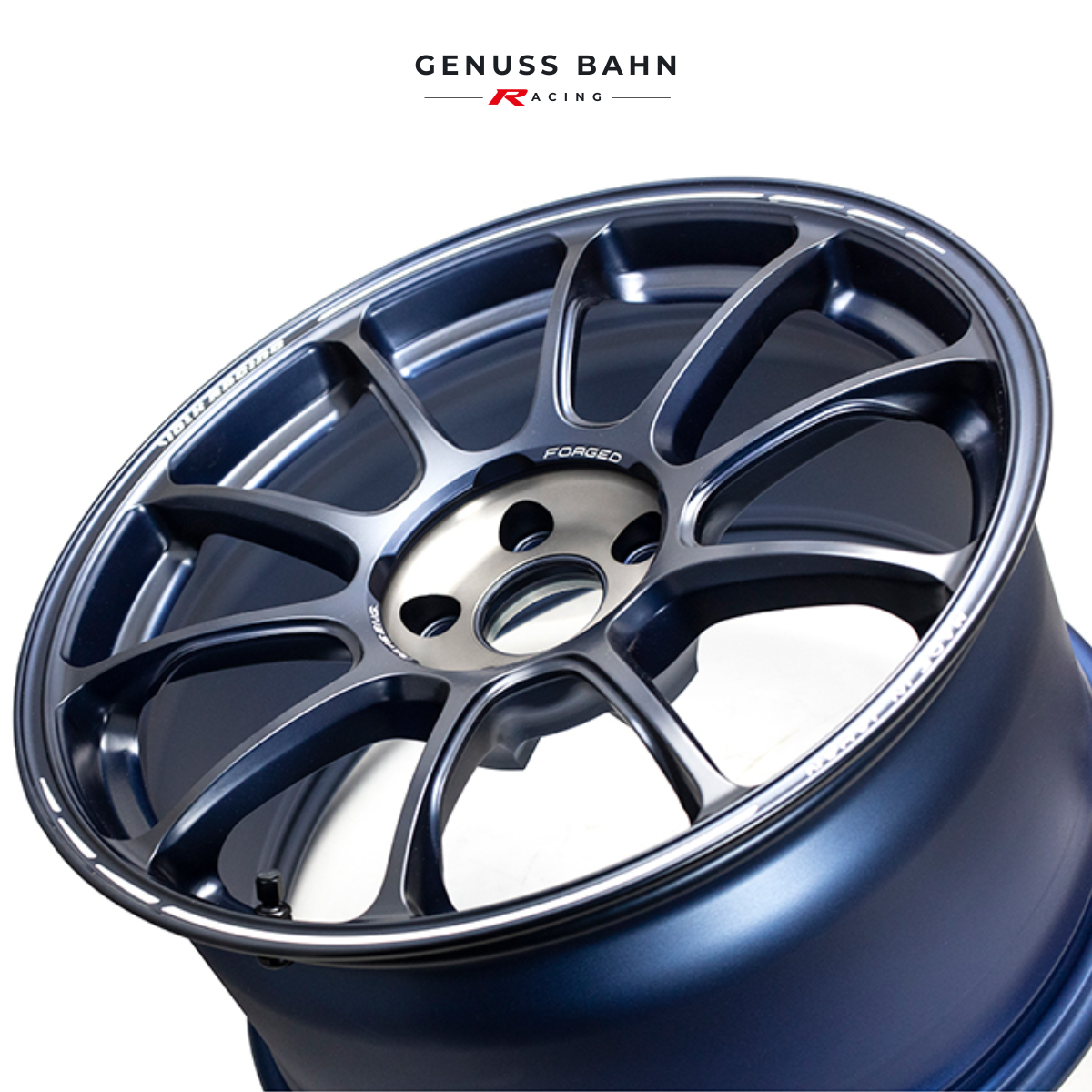 Rays Volk Racing ZE40 (18" x 9.5J +44 5H/114.3) - Blue Matte Clear (LM), image 2 of 10