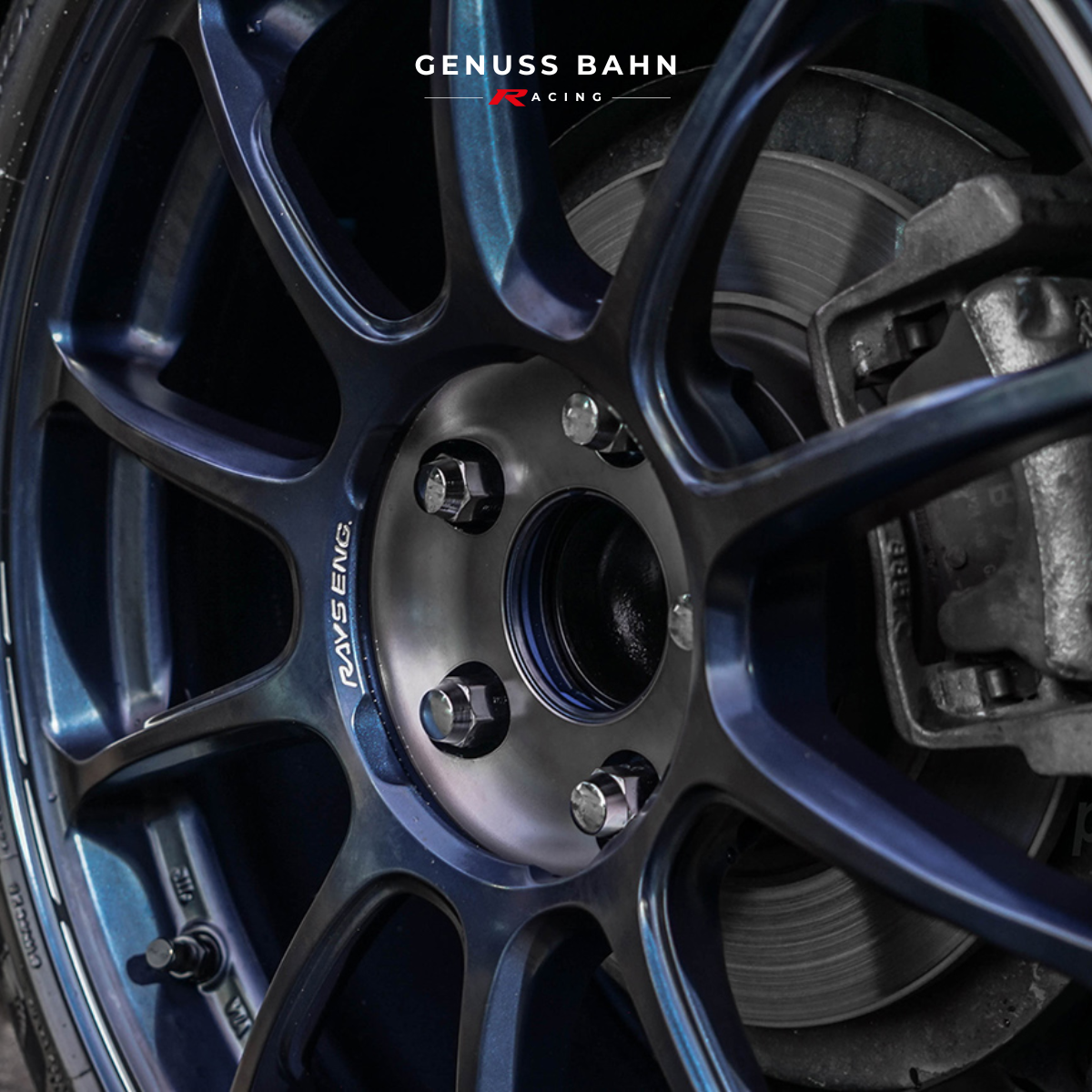 Rays Volk Racing ZE40 (18" x 9.5J +44 5H/114.3) - Blue Matte Clear (LM), image 5 of 10