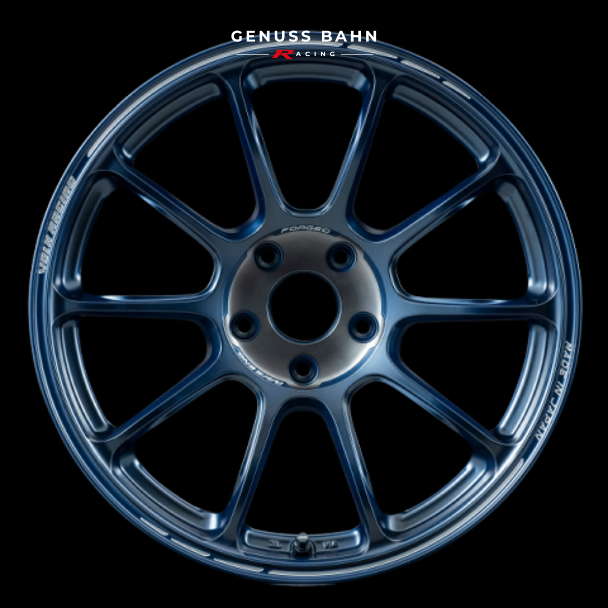 Rays Volk Racing ZE40 (18" x 9.5J +44 5H/114.3) - Blue Matte Clear (LM), image 6 of 10