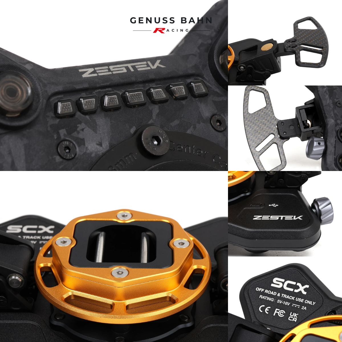 Zestek Racing SCX Button Control Panel with Boss Kit, image 2 of 11
