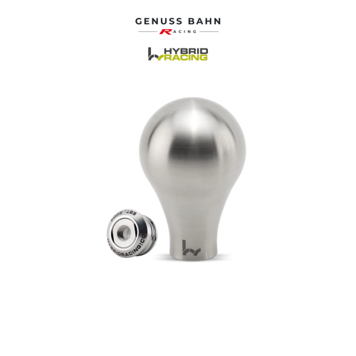 Hybird Racing Red Maxim Performance Shift Knob & Boot Collar - Stainless Steel